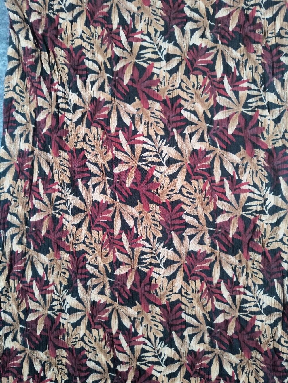 🔥Bundle 2 For $7🔥 Vintage white stag crinkle rayon midi dress, women's medium - Picture 4 of 13